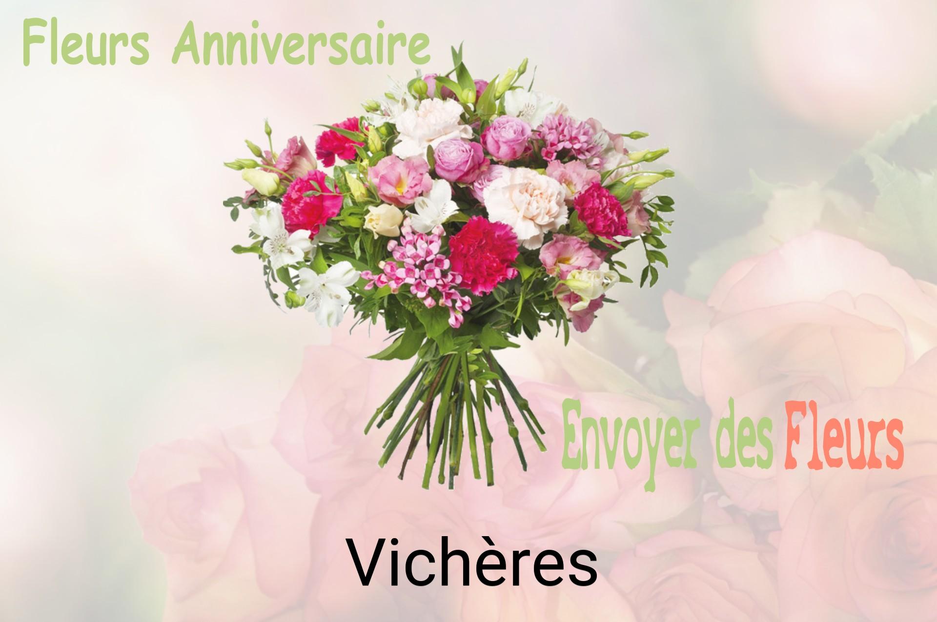 Bouquet de fleurs d’anniversaire livré à Vichères