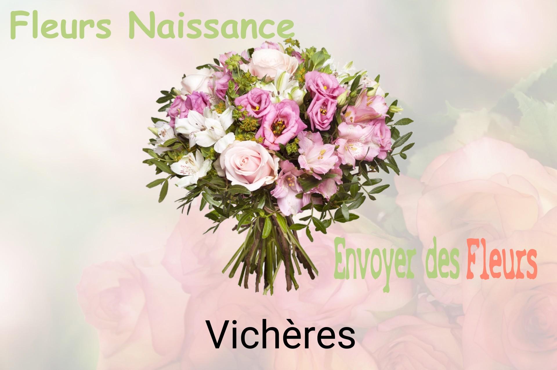 Bouquet de fleurs de naissance livré à Vichères